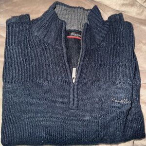 Mens Pierre Cardin half zipper sweater